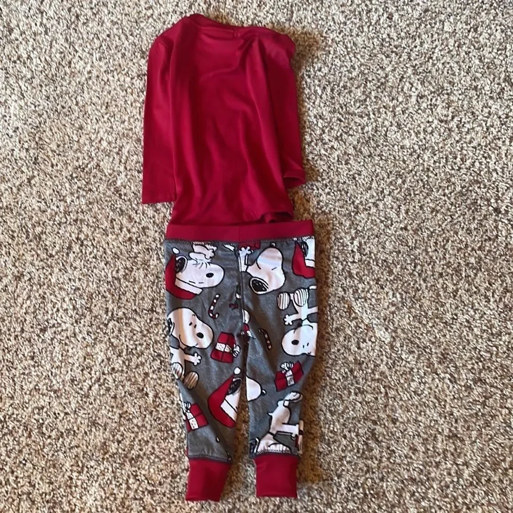 𝅺NWT Munki Munki Peanuts set boys pj set